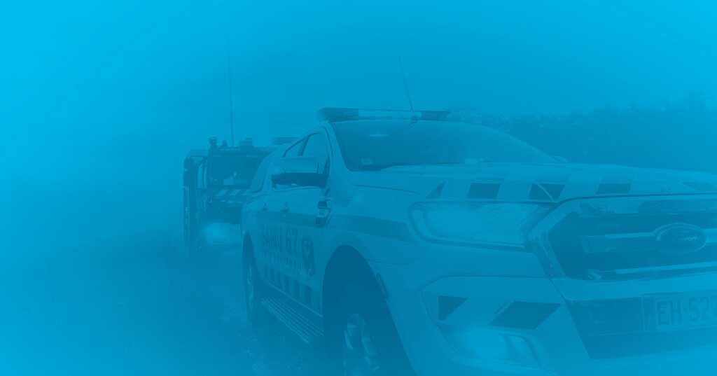 V&eacute;hicules du SMUR et du SDIS lors d'une intervention.