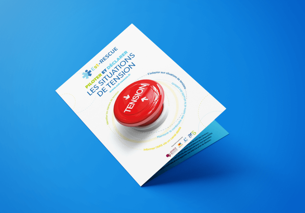 Plaquette h&ocirc;pital en tension.